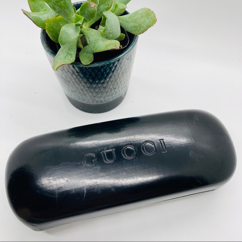 Gucci Black Hard Clamshell Eyeglass Case Only